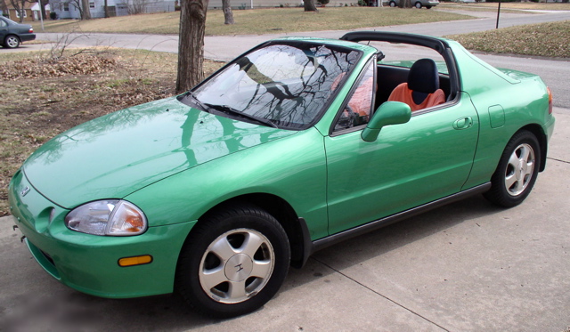 As of tomorrow we'll no longer be the owners of a 1993 Honda del sol